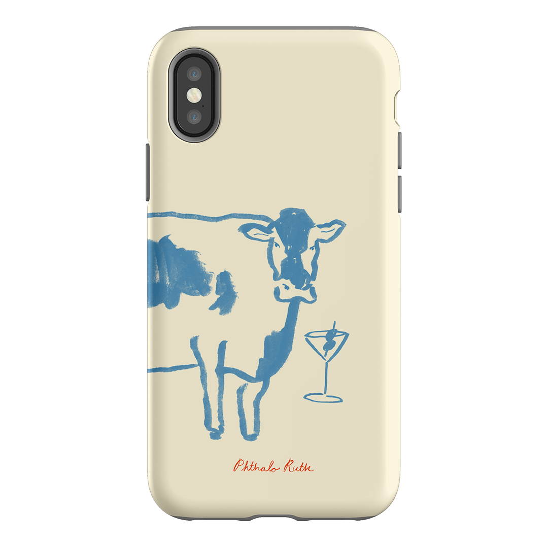 Mootini Blue Printed Phone Cases by Phthalo Ruth - The Dairy