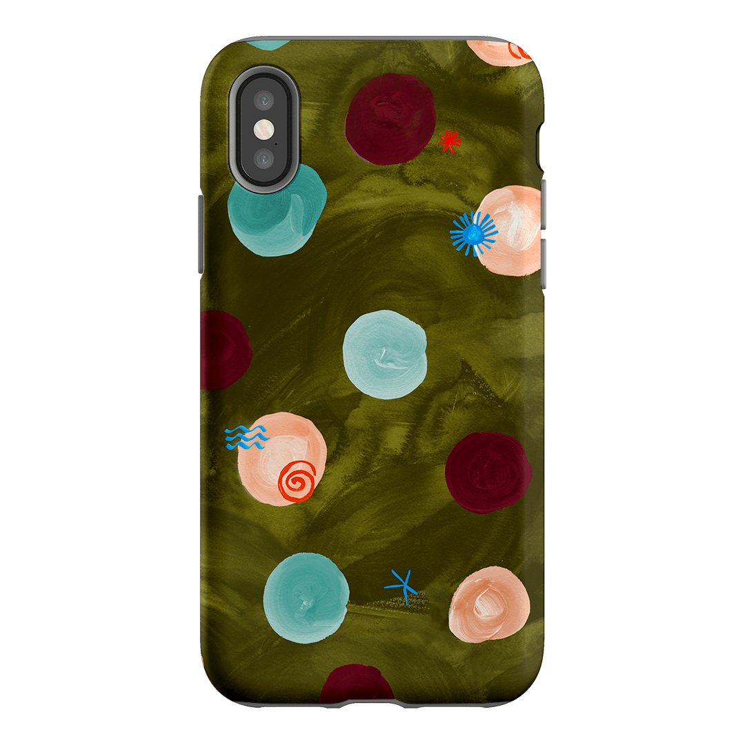 Olive Spot Printed Phone Cases iPhone XS / Armoured by Charlie Taylor - The Dairy