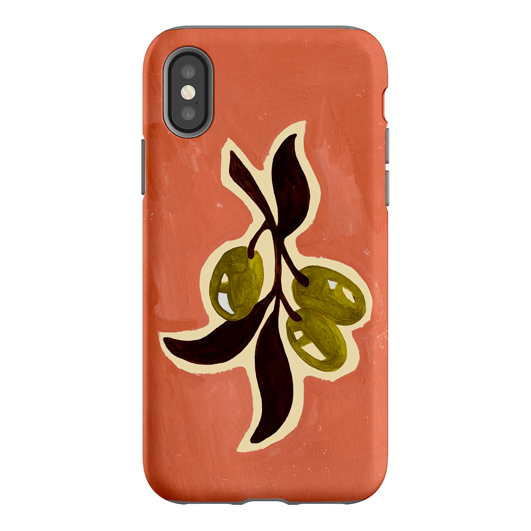 Olives Printed Phone Cases iPhone XS / Armoured by Studio Bon - The Dairy