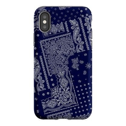 Paisley Indigo Printed Phone Cases iPhone XS / Armoured by The Dairy - The Dairy