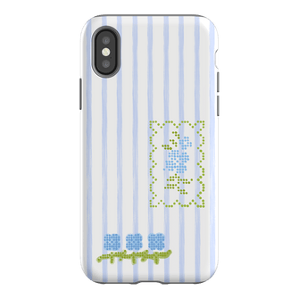 Patchwork Blue Printed Phone Cases iPhone XS / Armoured by Kayla Carr - The Dairy