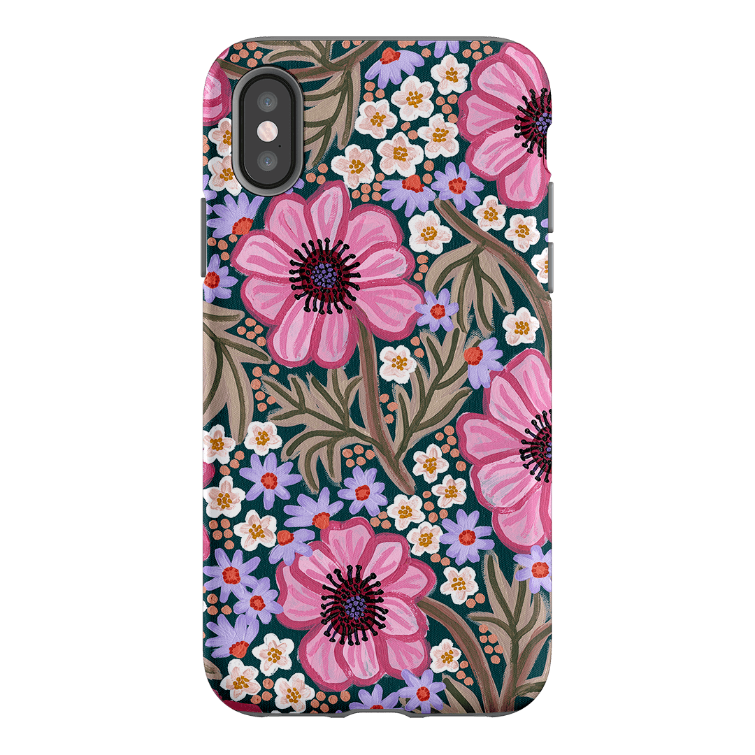 Pretty Poppies Printed Phone Cases iPhone XS / Armoured by Amy Gibbs - The Dairy