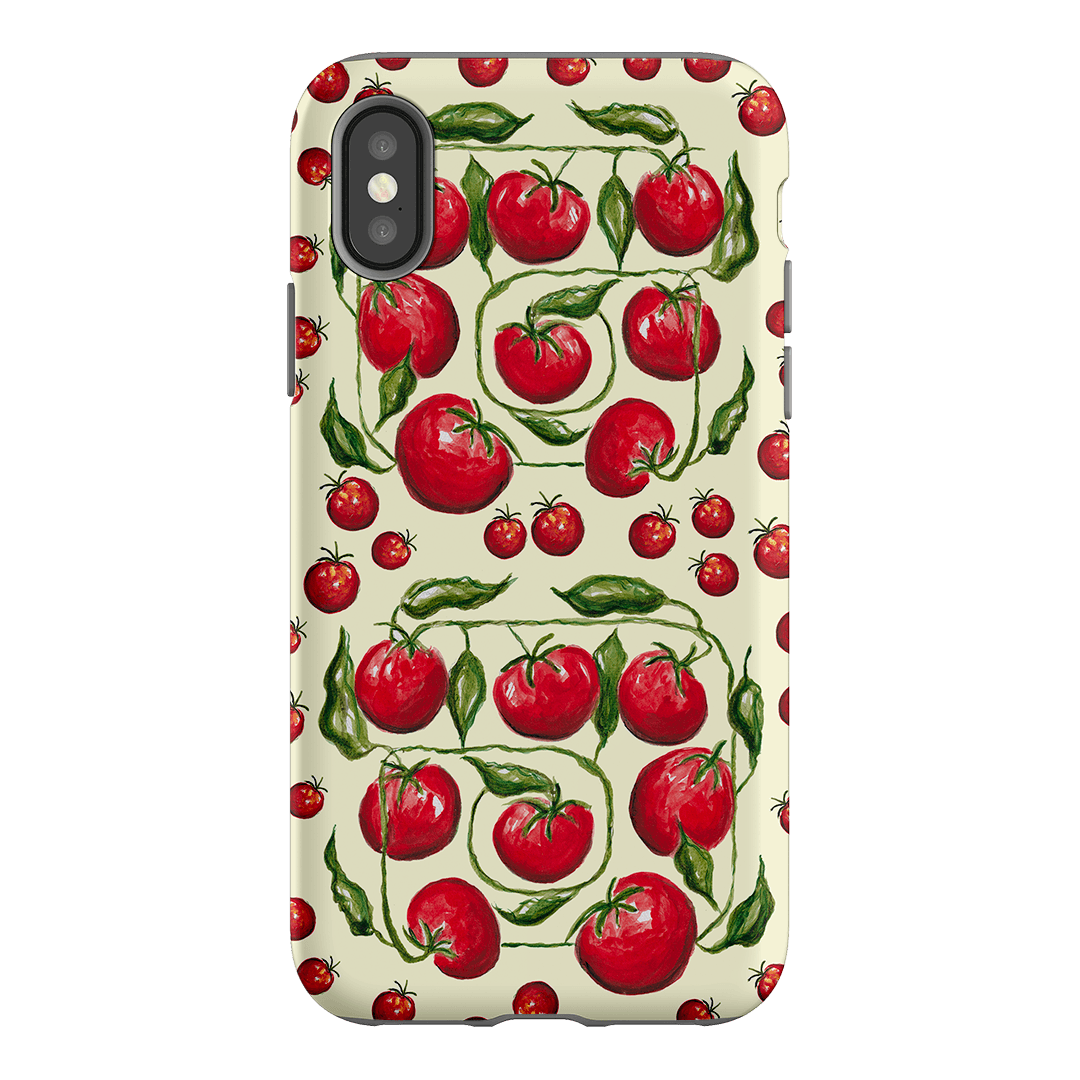 Red Tomatoes Printed Phone Cases iPhone XS / Armoured by BG. Studio - The Dairy