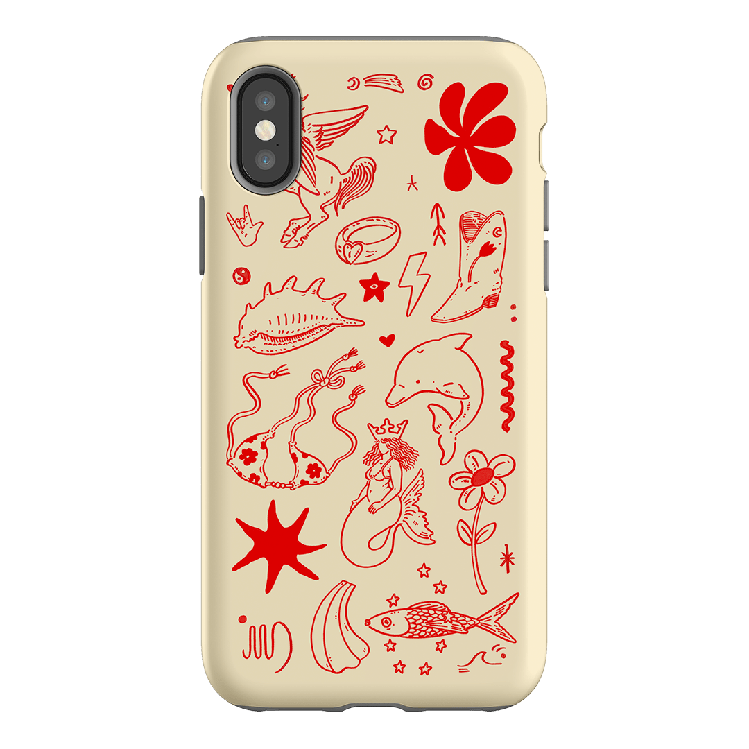 Spiced Cowboy Cream Printed Phone Cases iPhone XS / Armoured by Easty Beasty - The Dairy