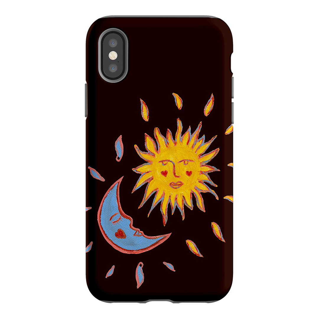 Sun & Moon Plum Printed Phone Cases iPhone XS / Armoured by BG. Studio - The Dairy