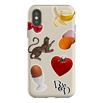 Sunday Stickers Cream Printed Phone Cases iPhone XS / Armoured by Desmond & Dempsey - The Dairy