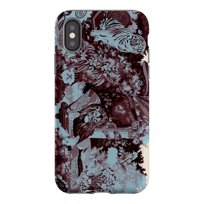 Tippi Blue Printed Phone Cases iPhone XS / Armoured by Desmond & Dempsey - The Dairy