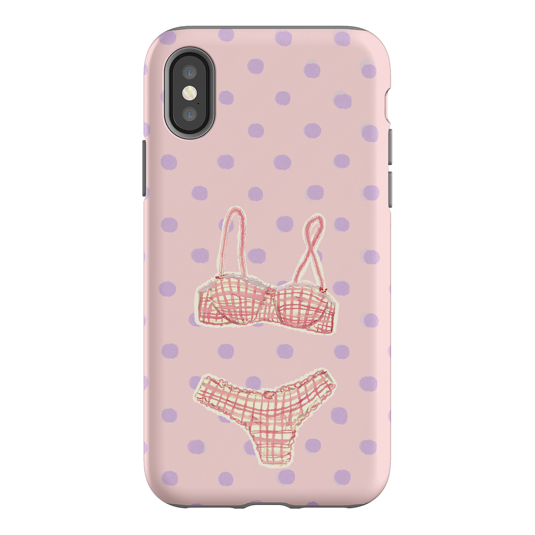 Vintage Gingham Printed Phone Cases iPhone XS / Armoured by Kayla Carr - The Dairy
