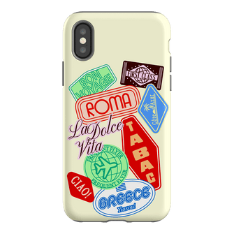 Well Travelled Printed Phone Cases iPhone XS / Armoured by The Dairy - The Dairy