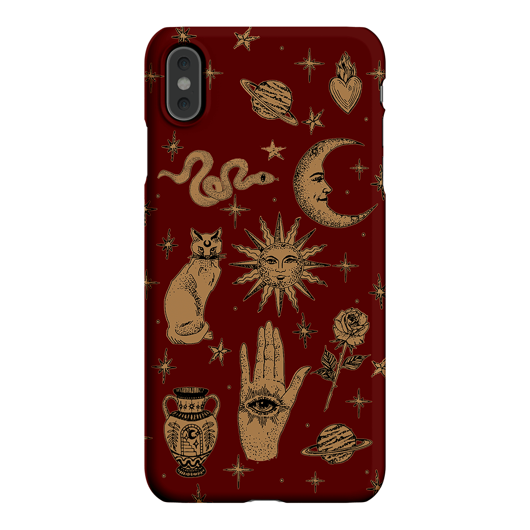 Astro Flash Red Printed Phone Cases iPhone XS Max / Snap by Veronica Tucker - The Dairy