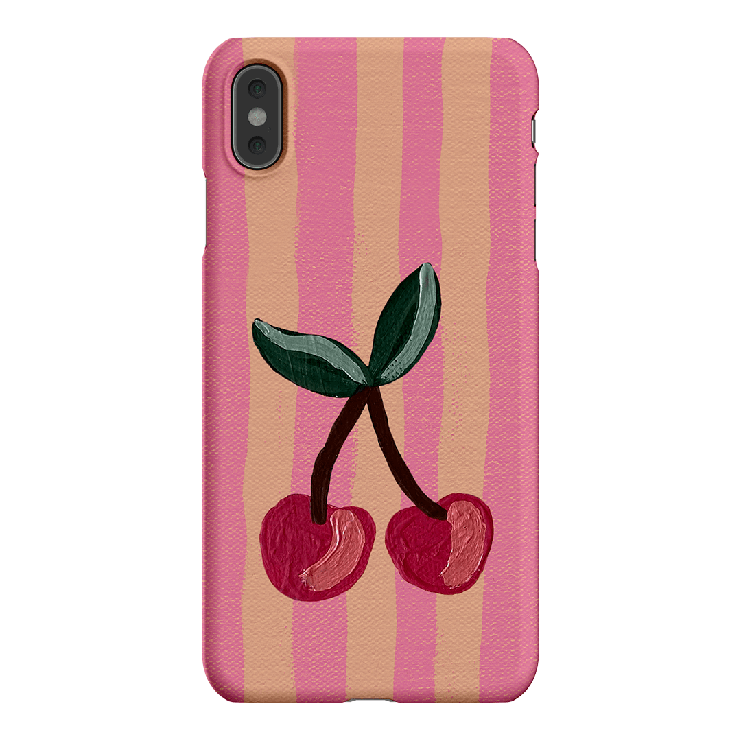 Cherry On Top Printed Phone Cases iPhone XS Max / Snap by Amy Gibbs - The Dairy