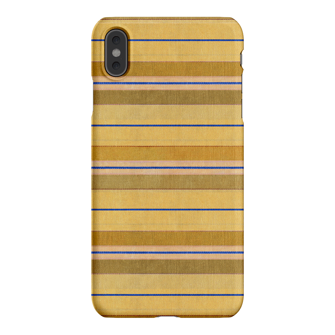 Golden Stripe Printed Phone Cases iPhone XS Max / Snap by Fenton & Fenton - The Dairy
