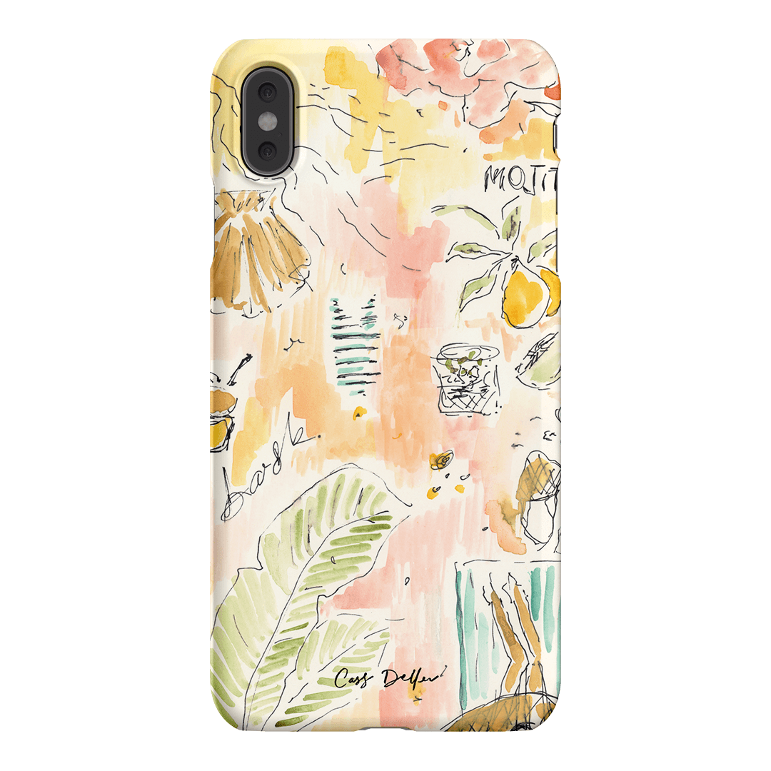 Mojito Printed Phone Cases iPhone XS Max / Snap by Cass Deller - The Dairy