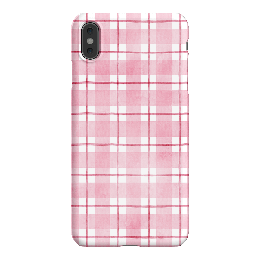 Musk Checker Printed Phone Cases iPhone XS Max / Snap by Oak Meadow - The Dairy