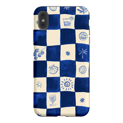 Afternoon Mezze Azure Printed Phone Cases iPhone XS Max / Armoured by Charlie Taylor - The Dairy