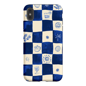 Afternoon Mezze Azure Printed Phone Cases iPhone XS Max / Armoured by Charlie Taylor - The Dairy