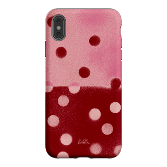 Cherry Polka Dot Printed Phone Cases iPhone XS Max / Armoured by Jasmine Dowling - The Dairy