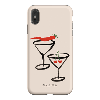 Chilli Cherry Printed Phone Cases by Phthalo Ruth - The Dairy