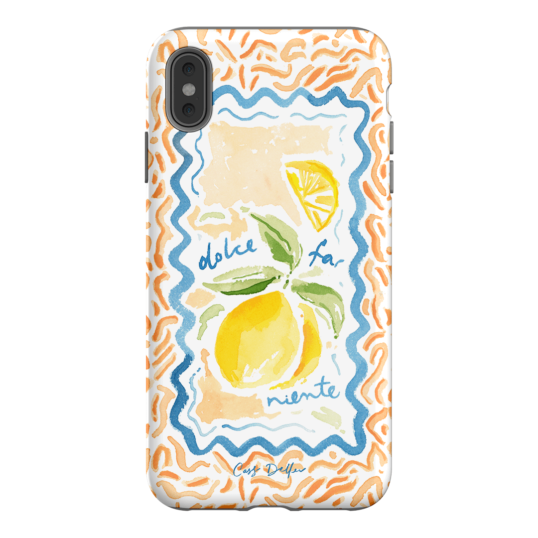 Dolce Far Niente Printed Phone Cases iPhone XS Max / Armoured by Cass Deller - The Dairy
