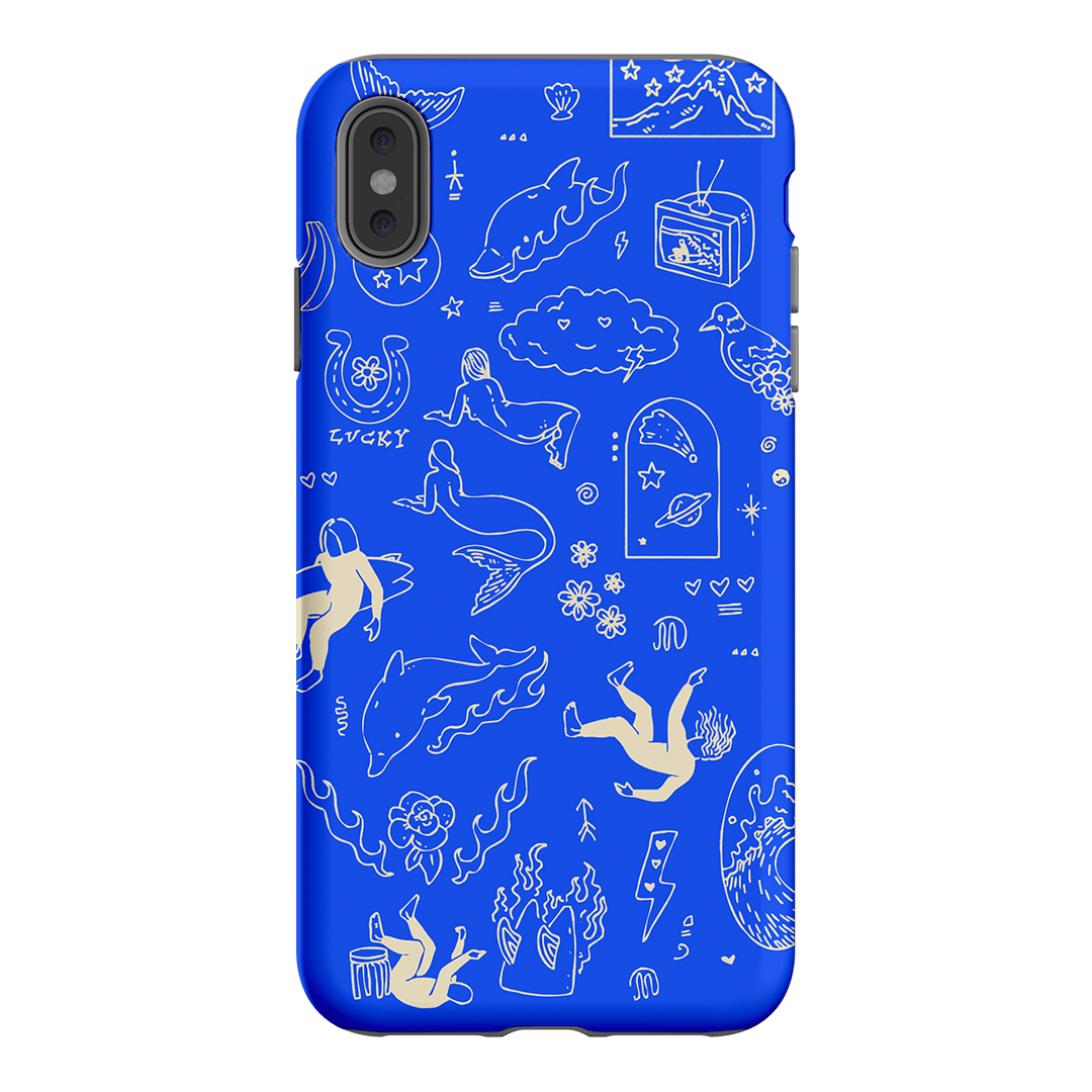 Easty Flash Blue Printed Phone Cases iPhone XS Max / Armoured by Easty Beasty - The Dairy