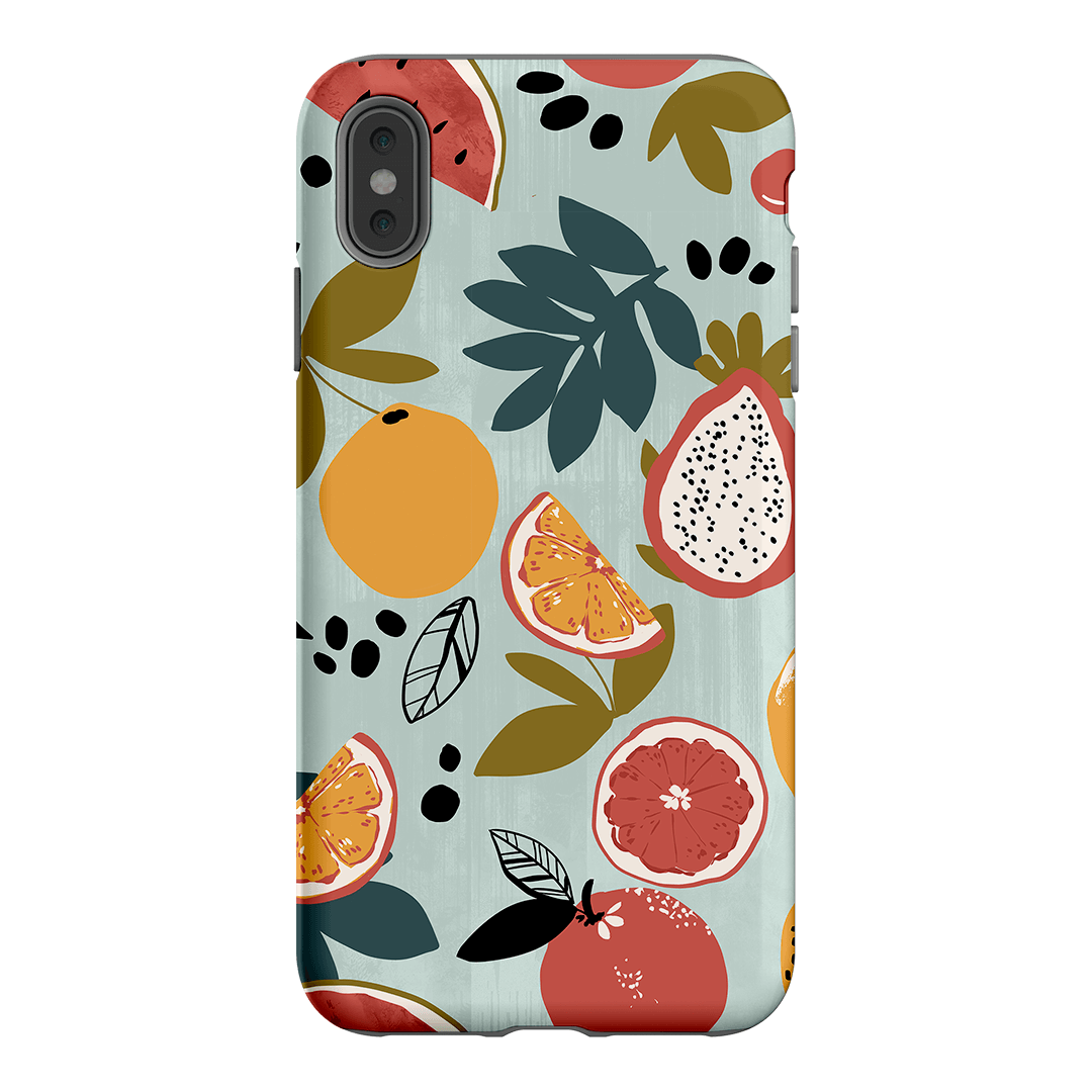 Fruit Market Printed Phone Cases iPhone XS Max / Armoured by Charlie Taylor - The Dairy