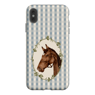 Gingham Horse Printed Phone Cases iPhone XS Max / Armoured by Kasiags Art - The Dairy
