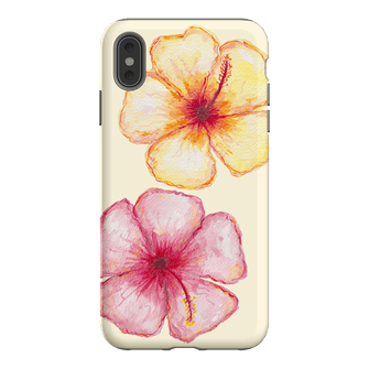 Hibiscus Flower Yellow Printed Phone Cases iPhone XS Max / Armoured by BG. Studio - The Dairy