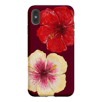 Hibiscus Flower Printed Phone Cases iPhone XS Max / Armoured by BG. Studio - The Dairy