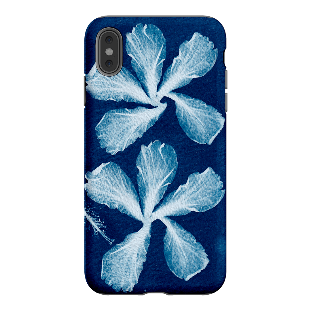 Hibiscus Cyanotype Printed Phone Cases iPhone XS Max / Armoured by Sally Hungerford - The Dairy