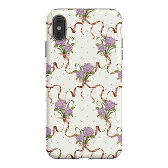 Hydrangea Ribbon Printed Phone Cases iPhone XS Max / Armoured by Veronica Tucker - The Dairy