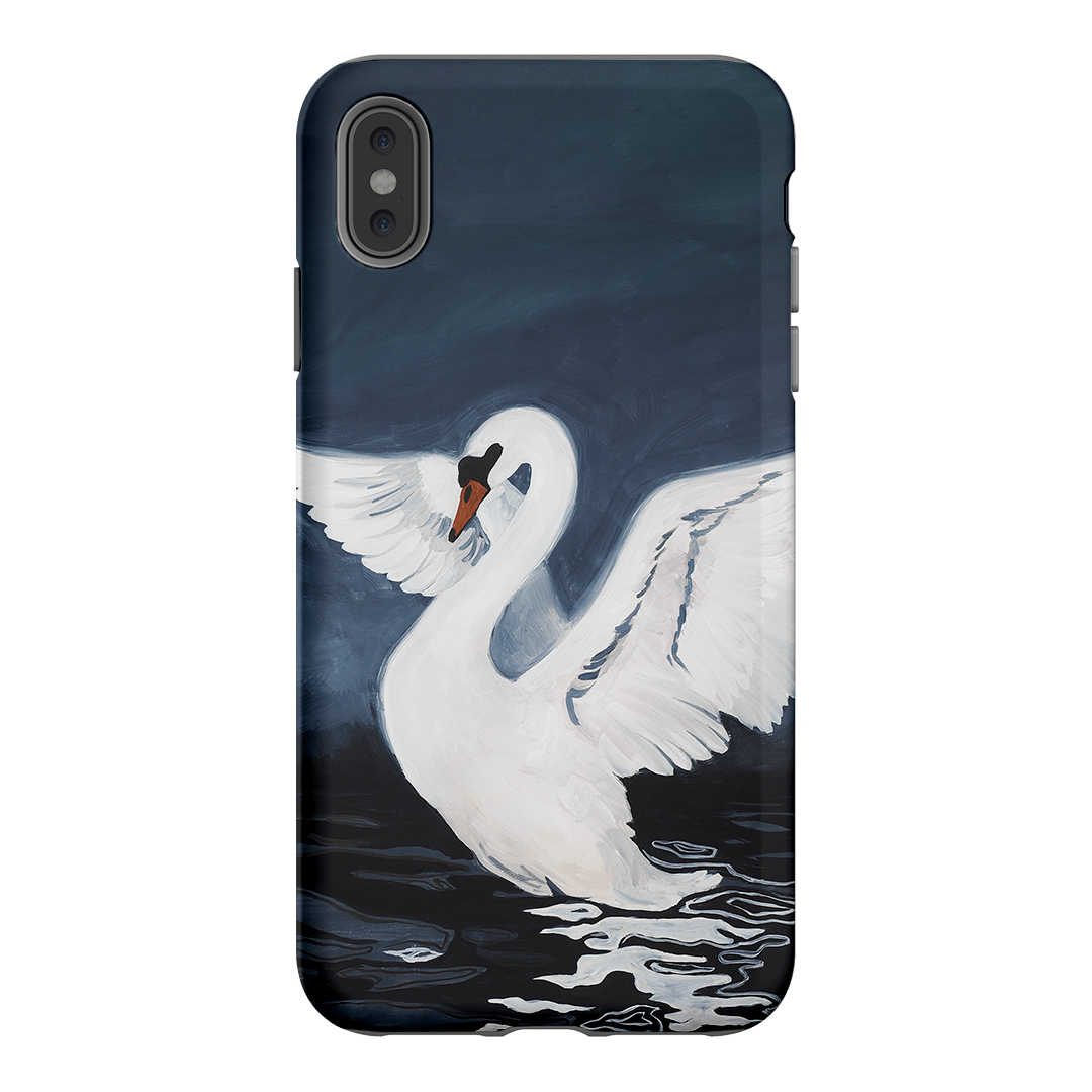 Midnight Swan Printed Phone Cases iPhone XS Max / Armoured by Lisa Hu - The Dairy