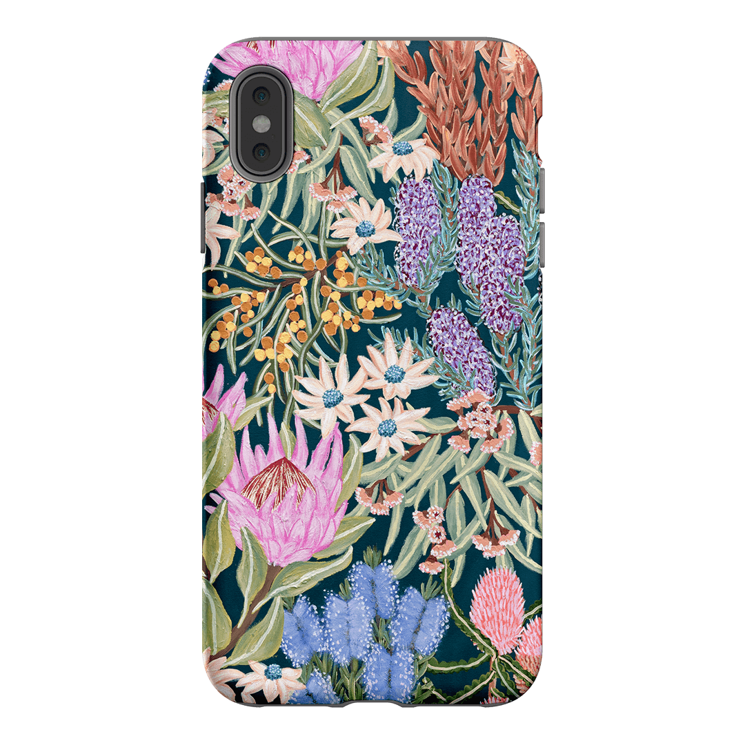 Moonlit Floral Printed Phone Cases iPhone XS Max / Armoured by Amy Gibbs - The Dairy