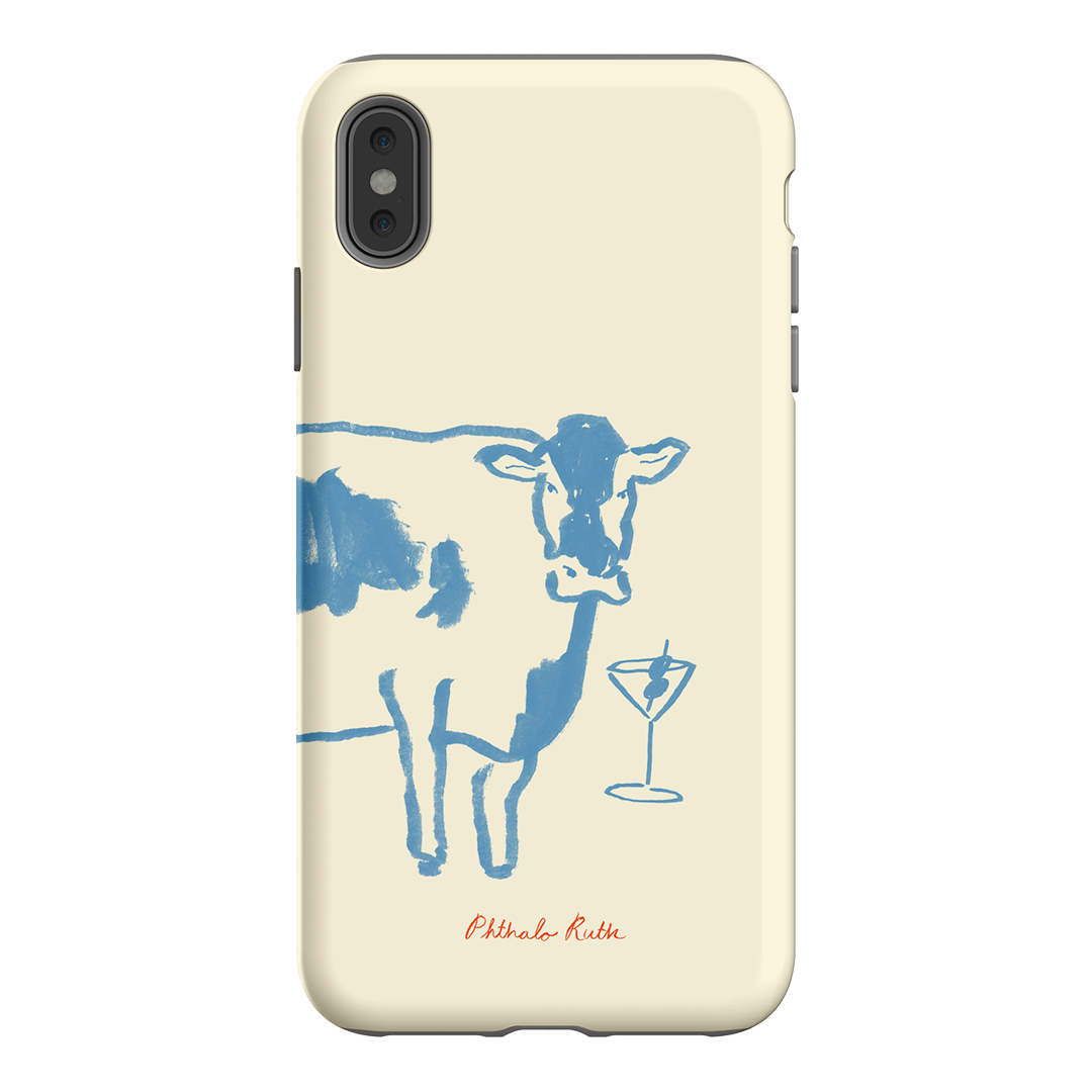 Mootini Blue Printed Phone Cases by Phthalo Ruth - The Dairy