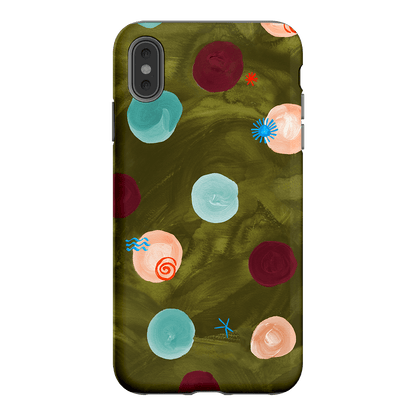 Olive Spot Printed Phone Cases iPhone XS Max / Armoured by Charlie Taylor - The Dairy