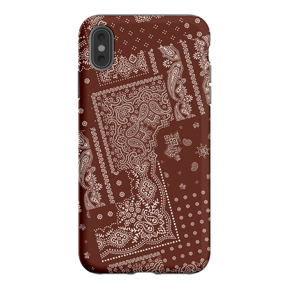Paisley Cinnamon Printed Phone Cases iPhone XS Max / Armoured by The Dairy - The Dairy