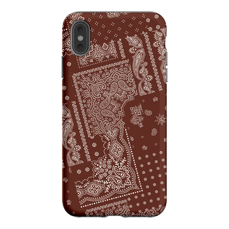 Paisley Cinnamon Printed Phone Cases iPhone XS Max / Armoured by The Dairy - The Dairy