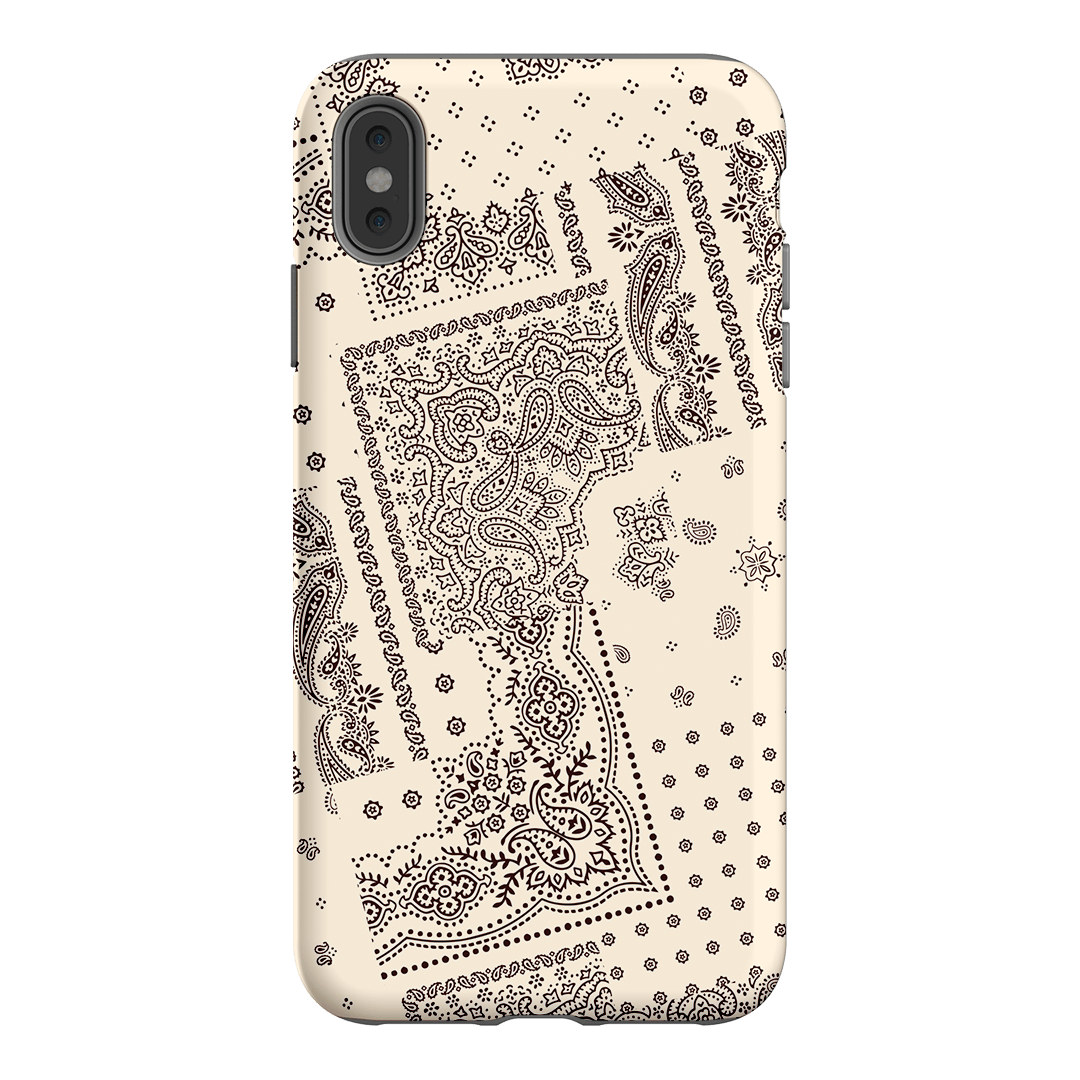 Paisley Ecru Printed Phone Cases iPhone XS Max / Armoured by The Dairy - The Dairy