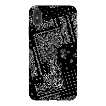 Paisley Noir Printed Phone Cases iPhone XS Max / Armoured by The Dairy - The Dairy