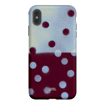 Plum Polka Dot Printed Phone Cases iPhone XS Max / Armoured by Jasmine Dowling - The Dairy