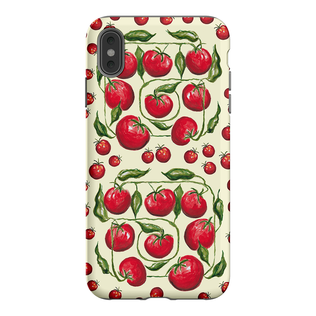 Red Tomatoes Printed Phone Cases iPhone XS Max / Armoured by BG. Studio - The Dairy