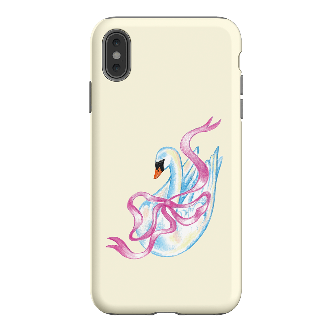 Satin Swan Printed Phone Cases iPhone XS Max / Armoured by Femke Studio - The Dairy