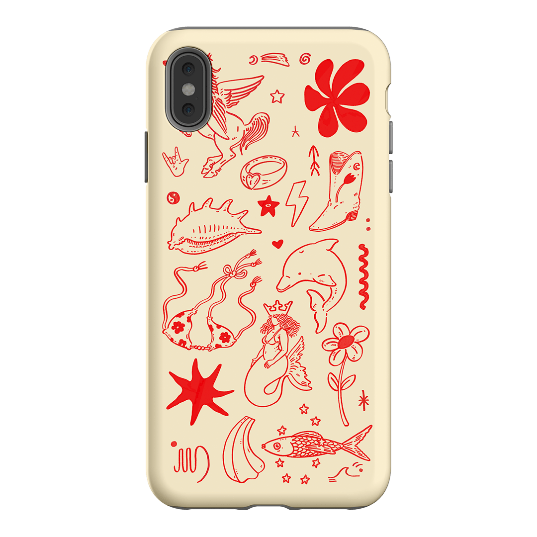 Spiced Cowboy Cream Printed Phone Cases iPhone XS Max / Armoured by Easty Beasty - The Dairy