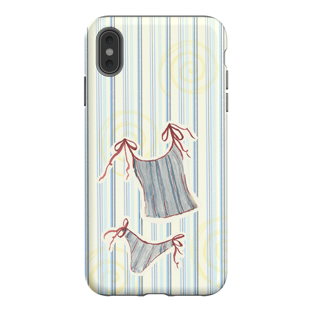 Stripe Tankini Printed Phone Cases iPhone XS Max / Armoured by Kayla Carr - The Dairy
