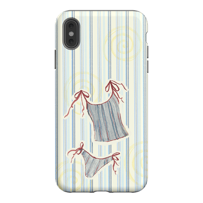 Stripe Tankini Printed Phone Cases iPhone XS Max / Armoured by Kayla Carr - The Dairy