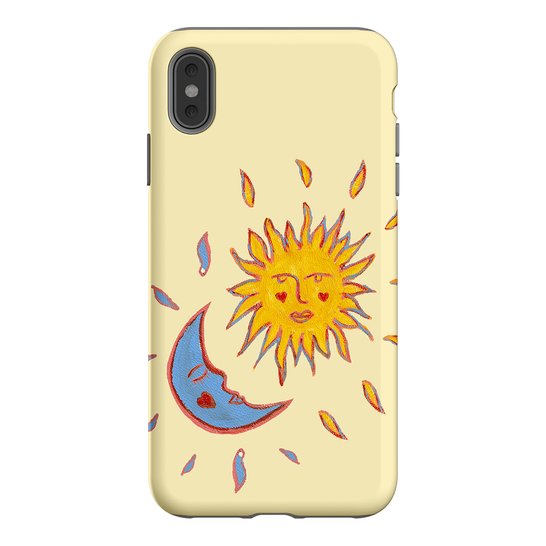 Sun & Moon Yellow Printed Phone Cases iPhone XS Max / Armoured by BG. Studio - The Dairy