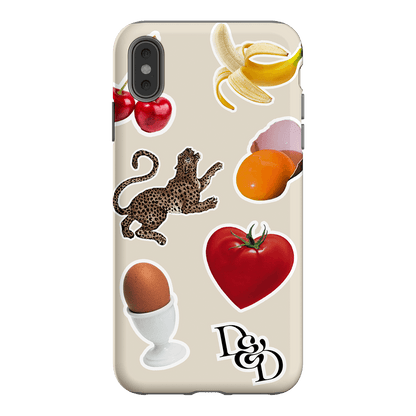 Sunday Stickers Cream Printed Phone Cases iPhone XS Max / Armoured by Desmond & Dempsey - The Dairy
