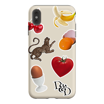 Sunday Stickers Cream Printed Phone Cases iPhone XS Max / Armoured by Desmond & Dempsey - The Dairy