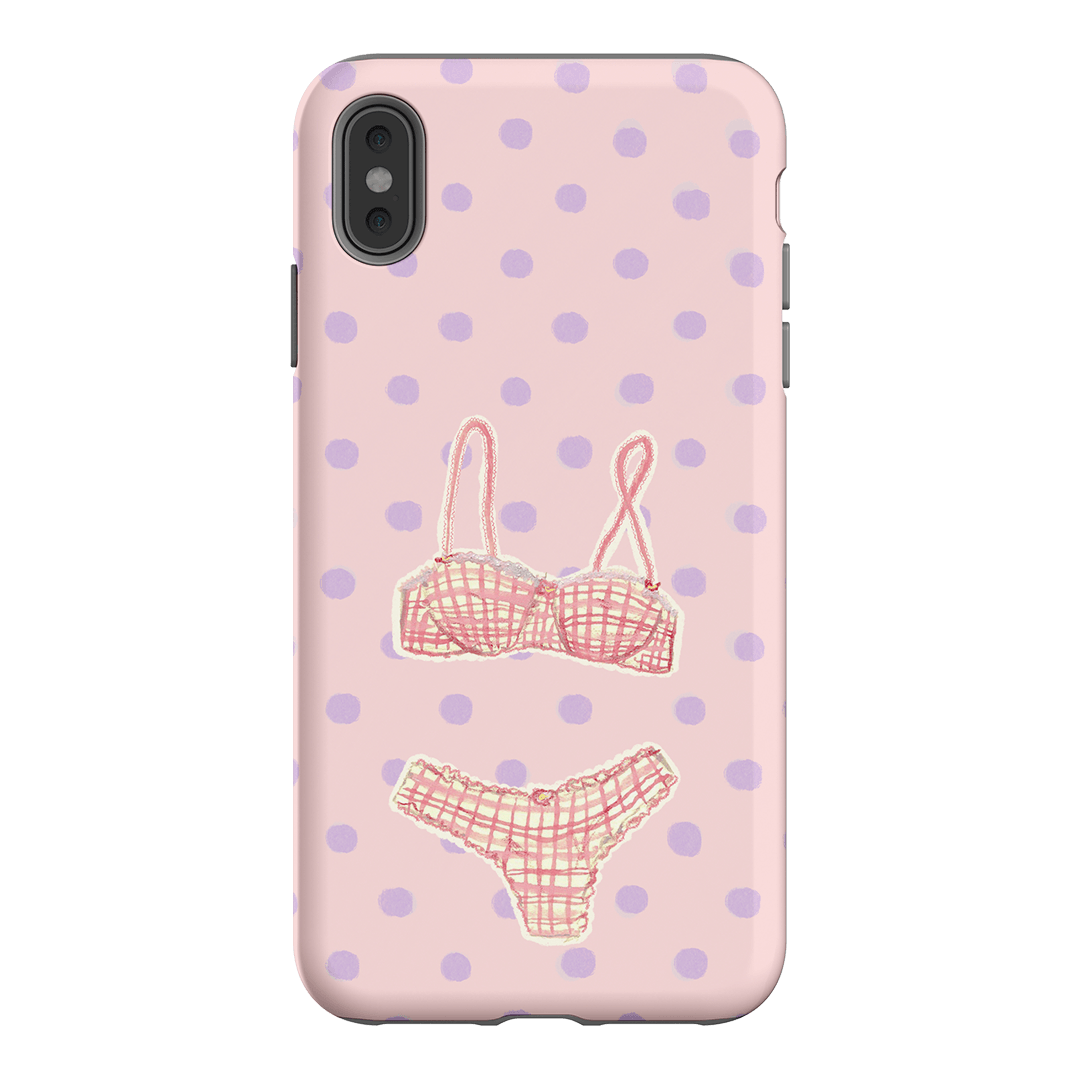 Vintage Gingham Printed Phone Cases iPhone XS Max / Armoured by Kayla Carr - The Dairy