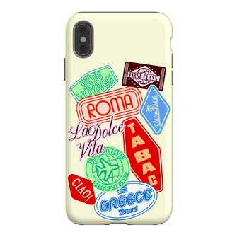 Well Travelled Printed Phone Cases iPhone XS Max / Armoured by The Dairy - The Dairy
