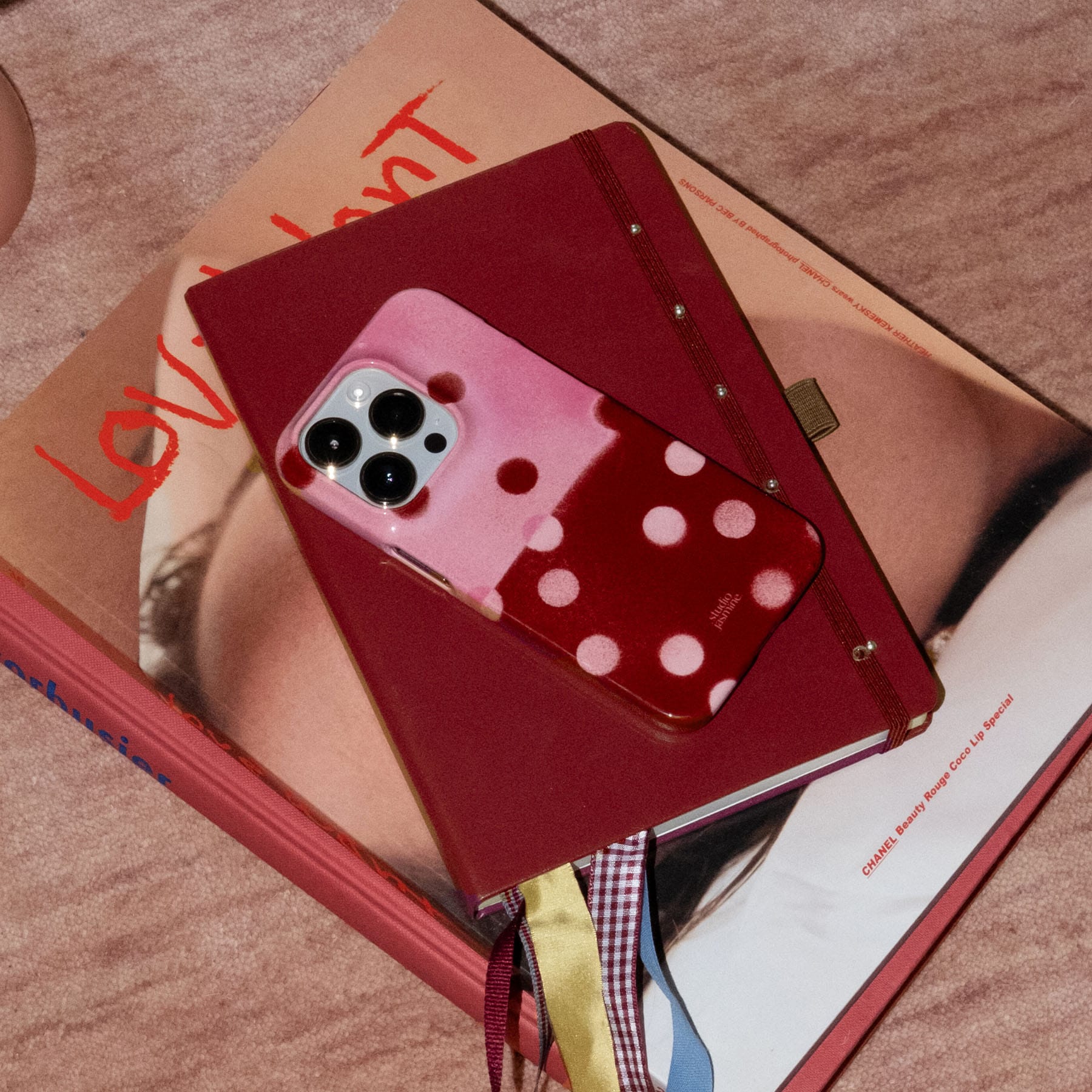 Cherry Polka Dot Printed Phone Cases by Jasmine Dowling - The Dairy